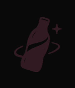 Cola bottle filling up